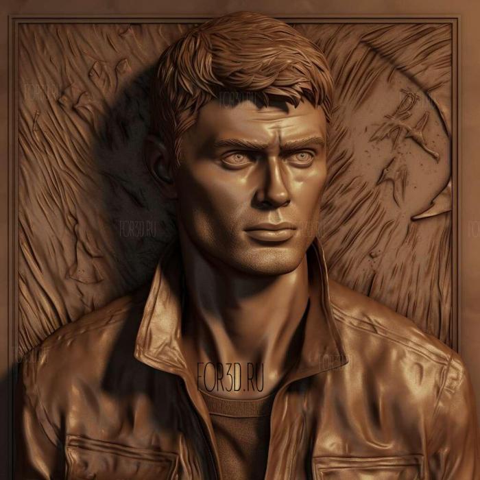 Dean Winchester 1 3d stl модель для ЧПУ